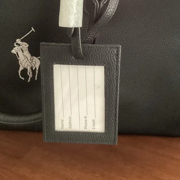 Polo by Ralph Lauren Black Duffle bag NEW - Picture 2 of 4
